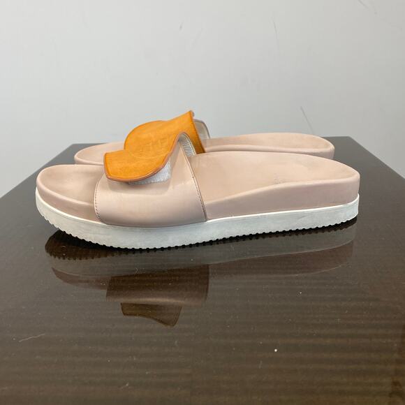 Buscemi Slide Scratch Leather Sandals Women's 39 US 9 - Picture 5 of 10